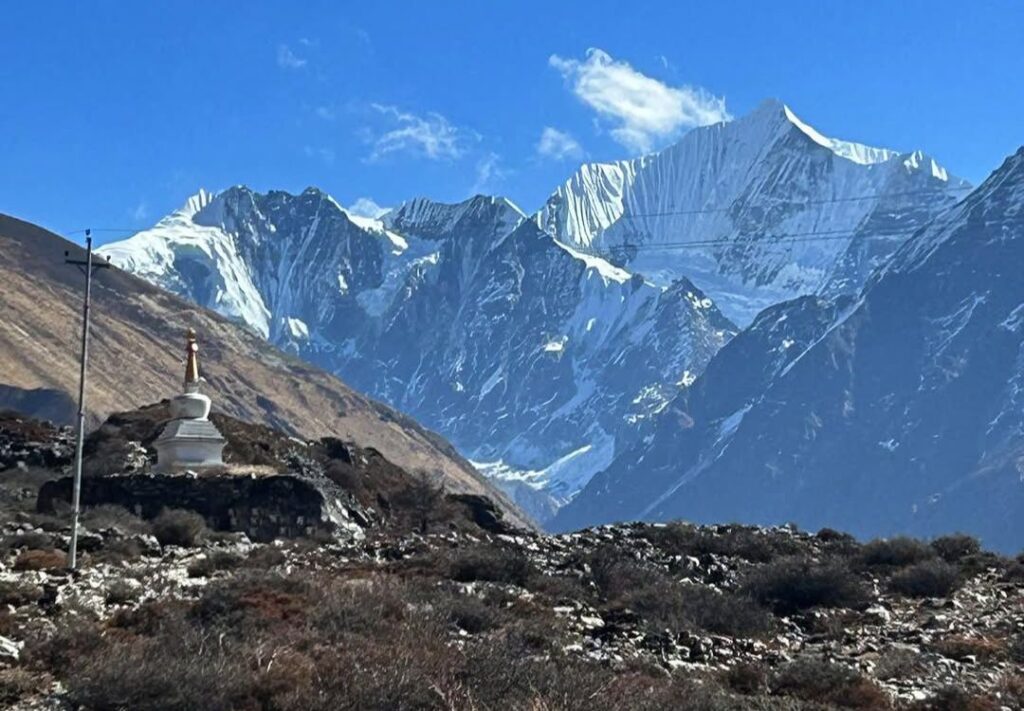 A typical view during Langtang Valley Trek
