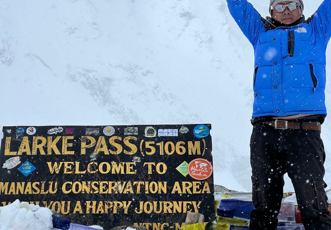 Larke Pass, Manslu Circuit Trek