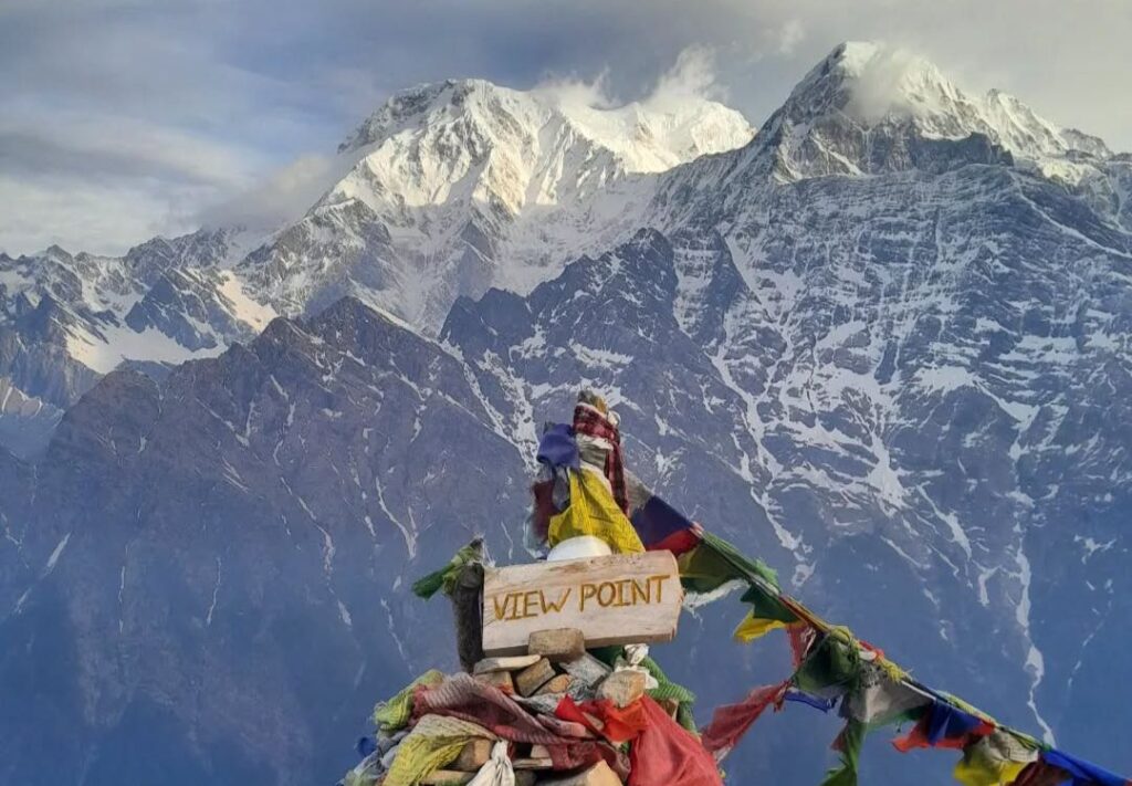 The Viewpoint in Mardi Himal Trek