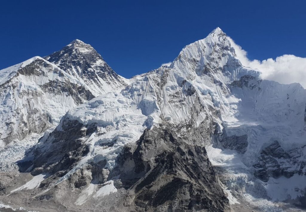 View of Everest and Nuptse