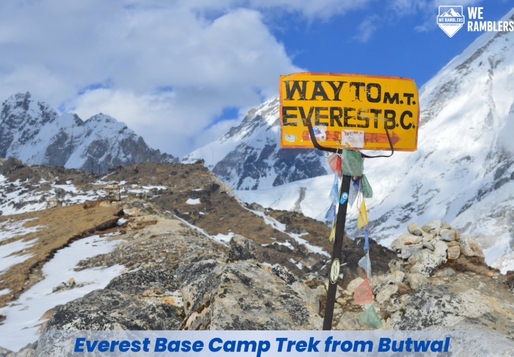 Everest Base Camp Trek from Butwal