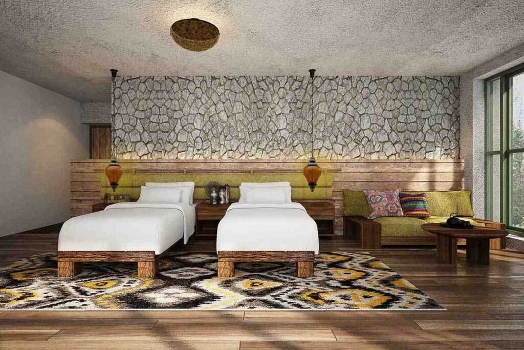 Bedroom of Mountain Lodges of Nepal