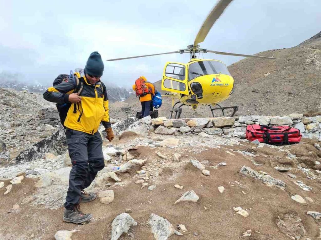 Helicopter Service during Luxury Everest Base Camp Trek