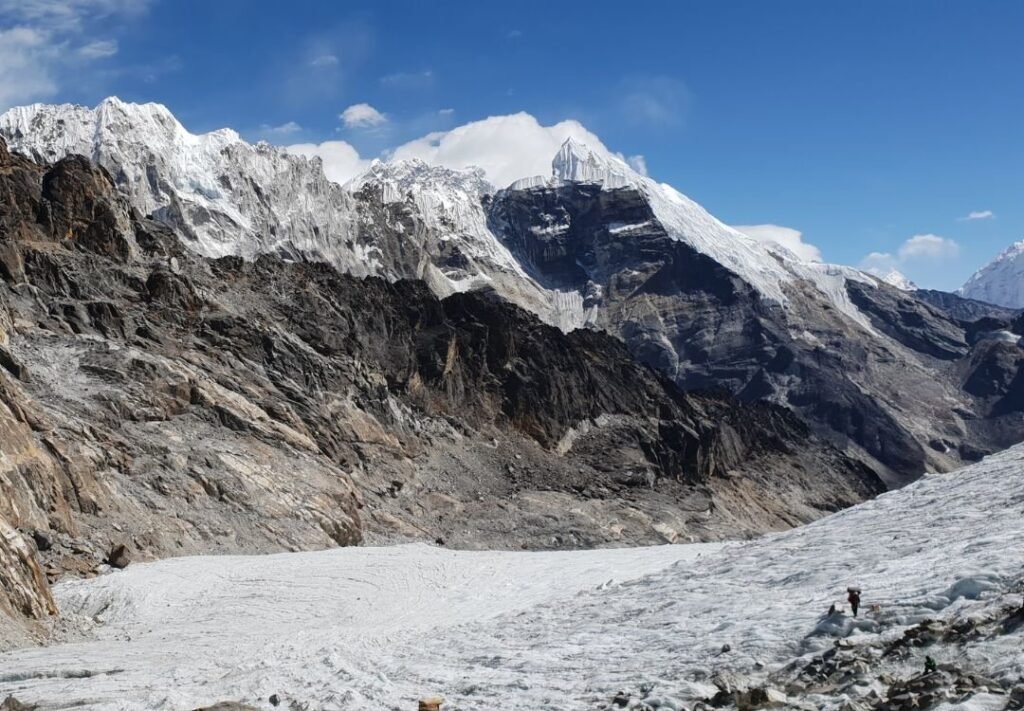 View from Chola Pass