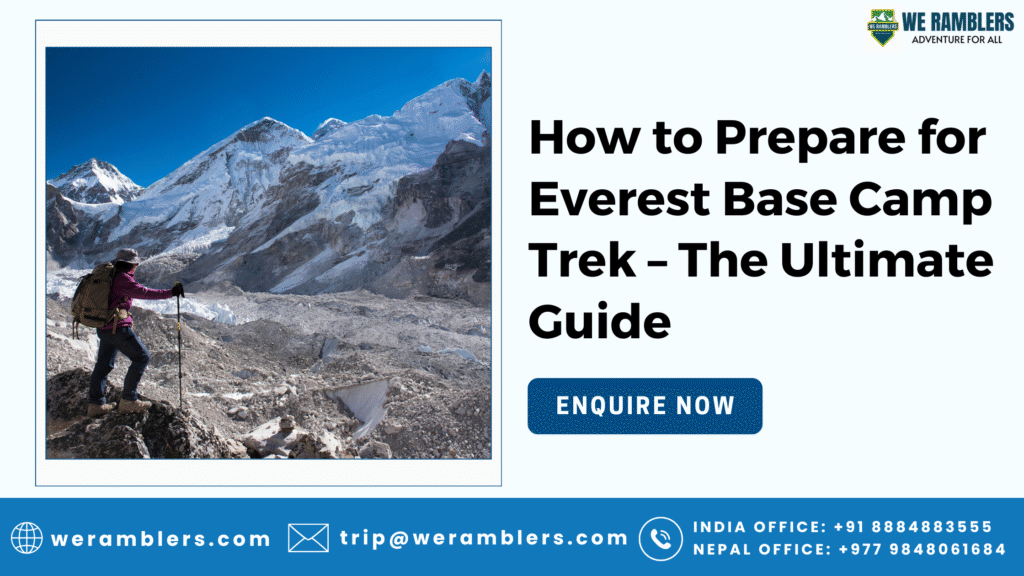 How to Prepare for Everest Base Camp Trek
