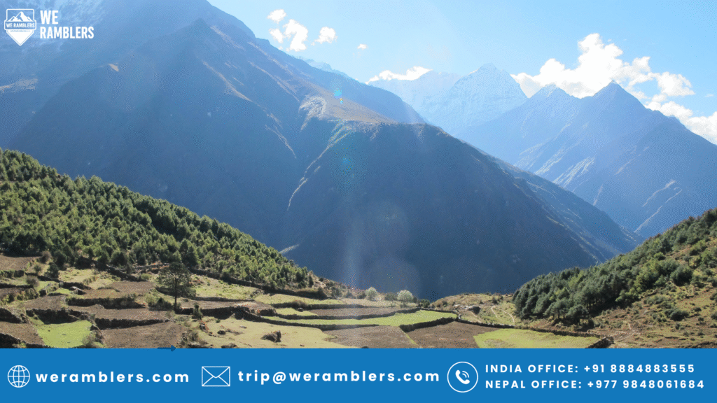 Landscape in the Khumbu (Mount Everest) Region of Nepal 