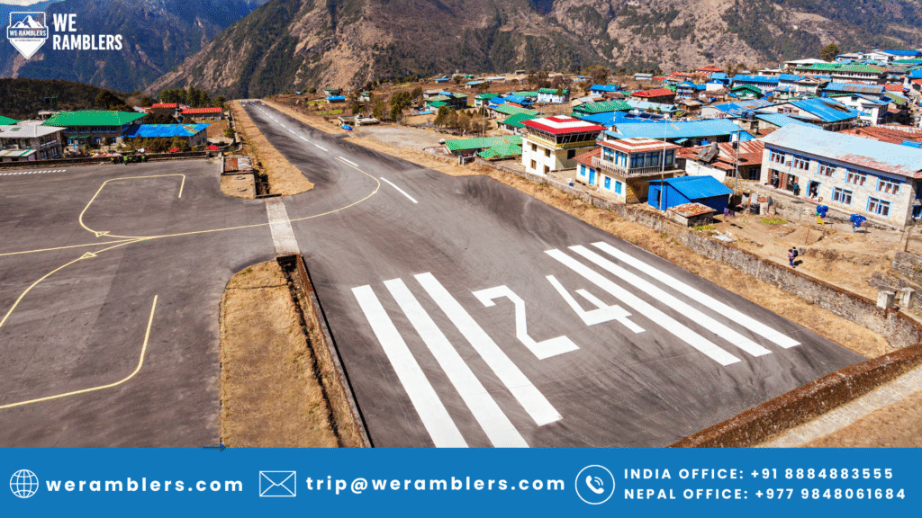 Lukla Airport in Nepal
