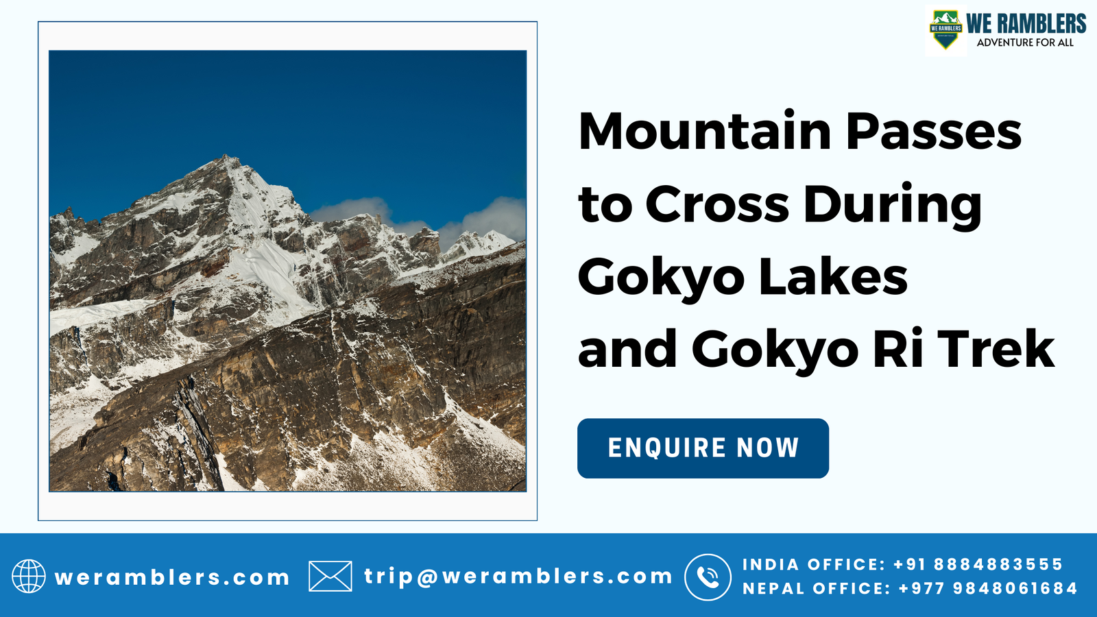 Mountain Passes to Cross During Gokyo Lakes and Gokyo Ri Trek