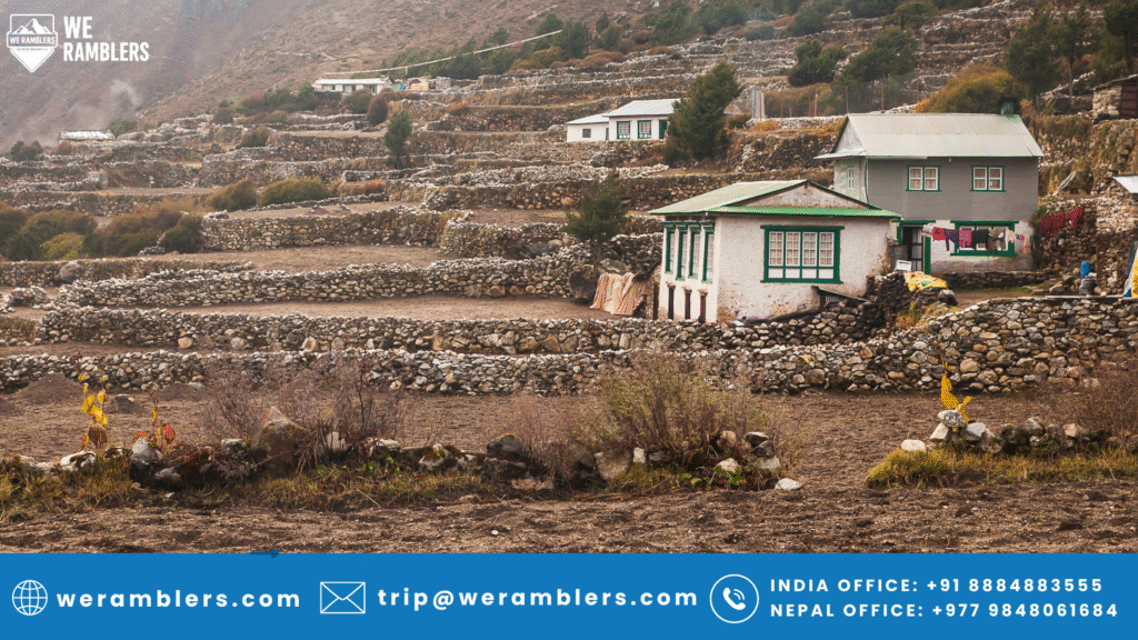 Pangboche Village Trekking Route