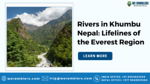Rivers in Khumbu Nepal