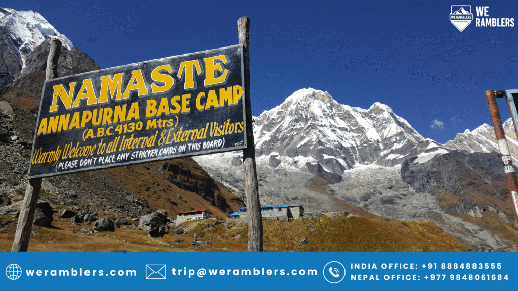 Staying at tea house during Annapurna Base Camp Trek