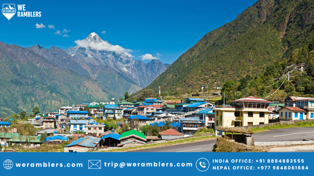 Weather condition in Lukla Sherpa Village Nepal