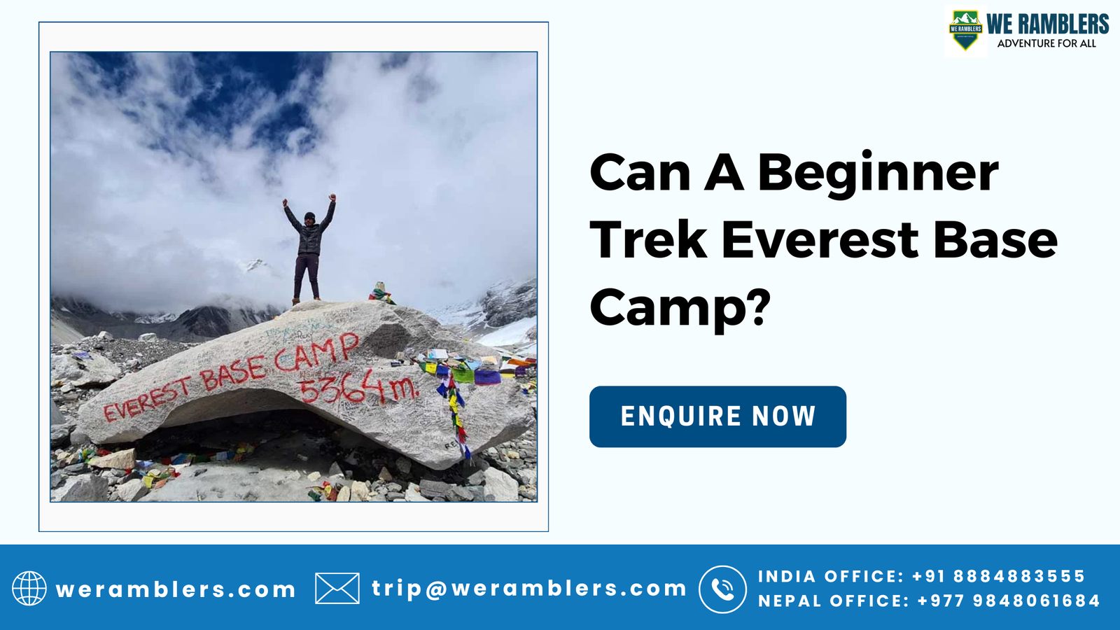 Can A Beginner Trek Everest Base Camp?