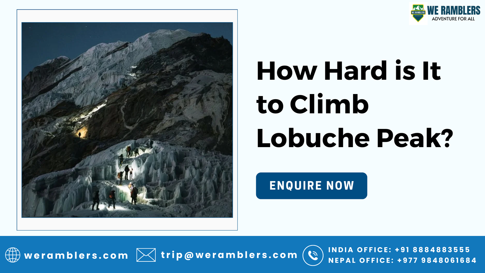 How Hard is It to Climb Lobuche Peak?