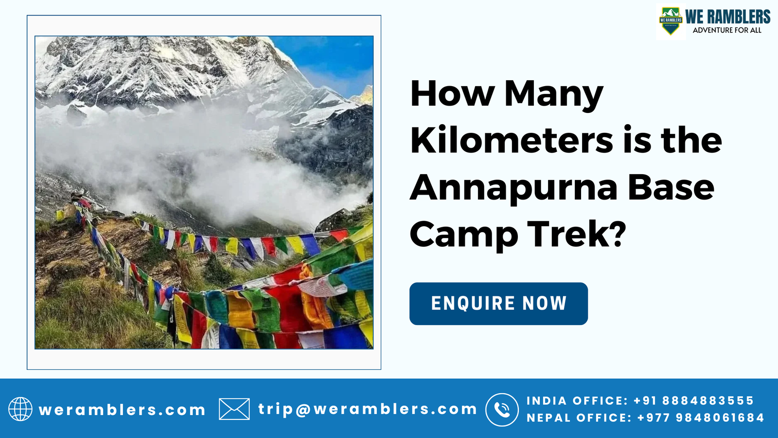 How Many Kilometers is the Annapurna Base Camp Trek?