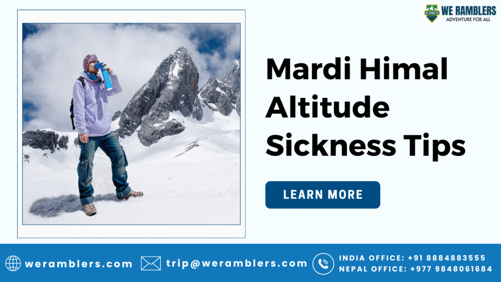 Mardi Himal Altitude Sickness Tips