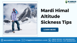 Mardi Himal Altitude Sickness Tips