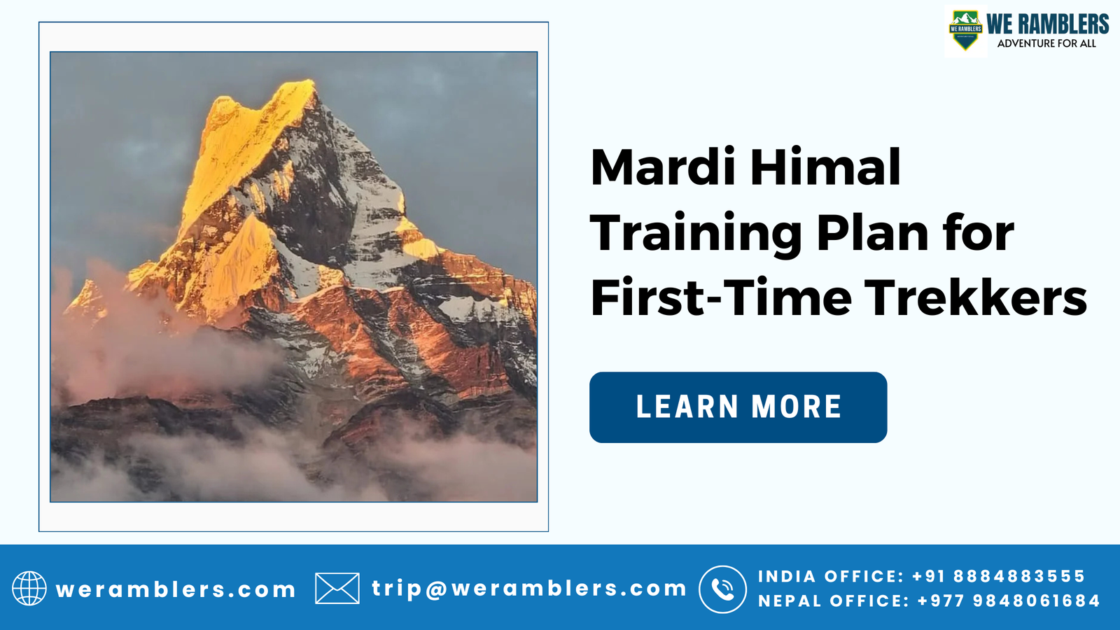 Mardi Himal training plan