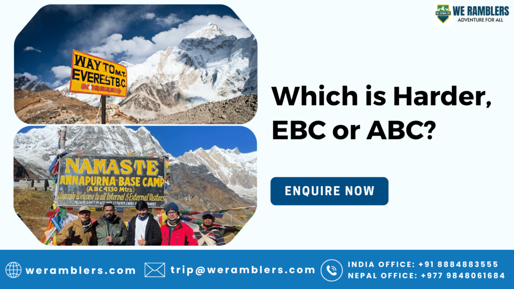 Which is Harder, EBC or ABC?