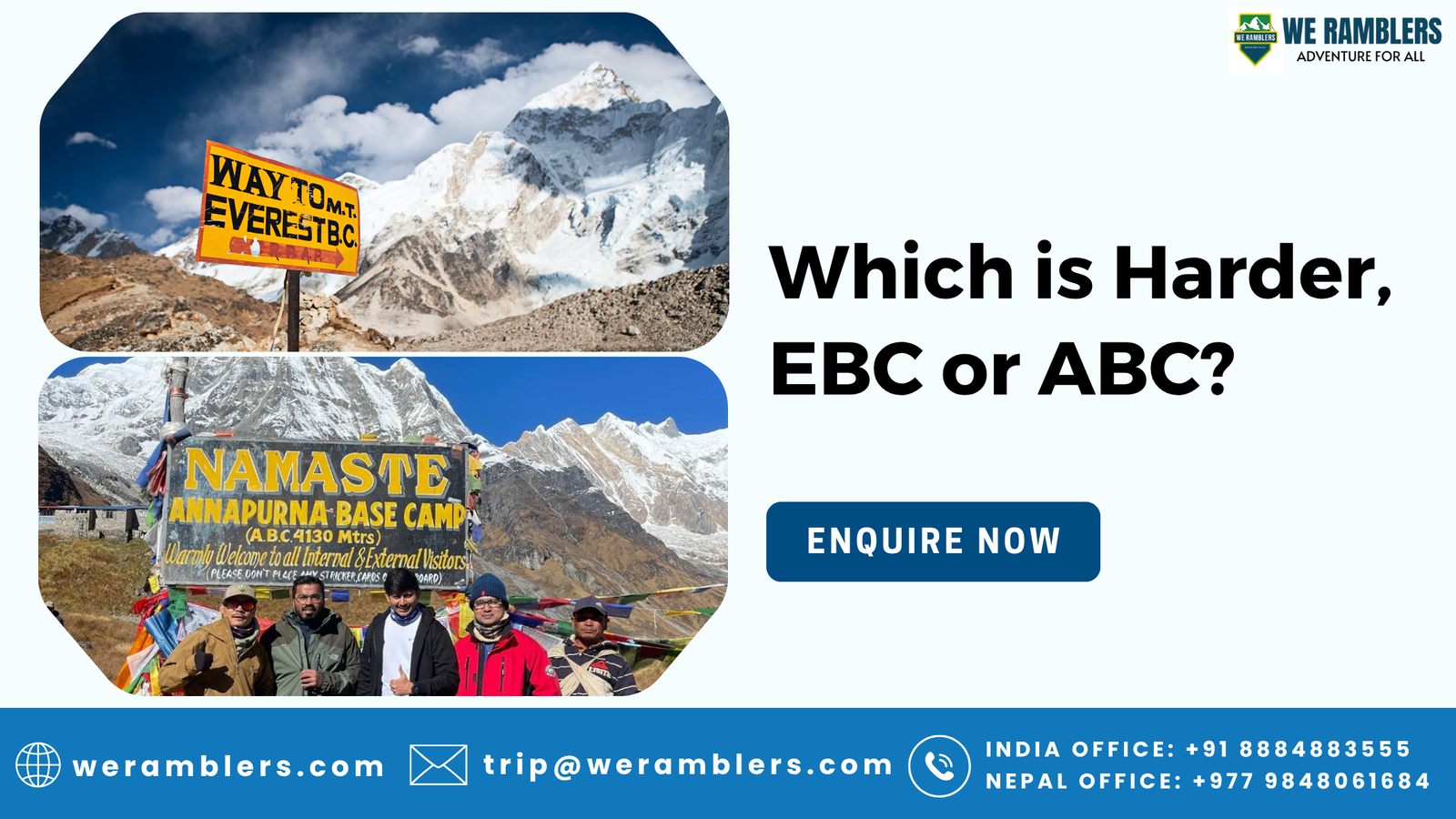 Which is Harder, EBC or ABC?