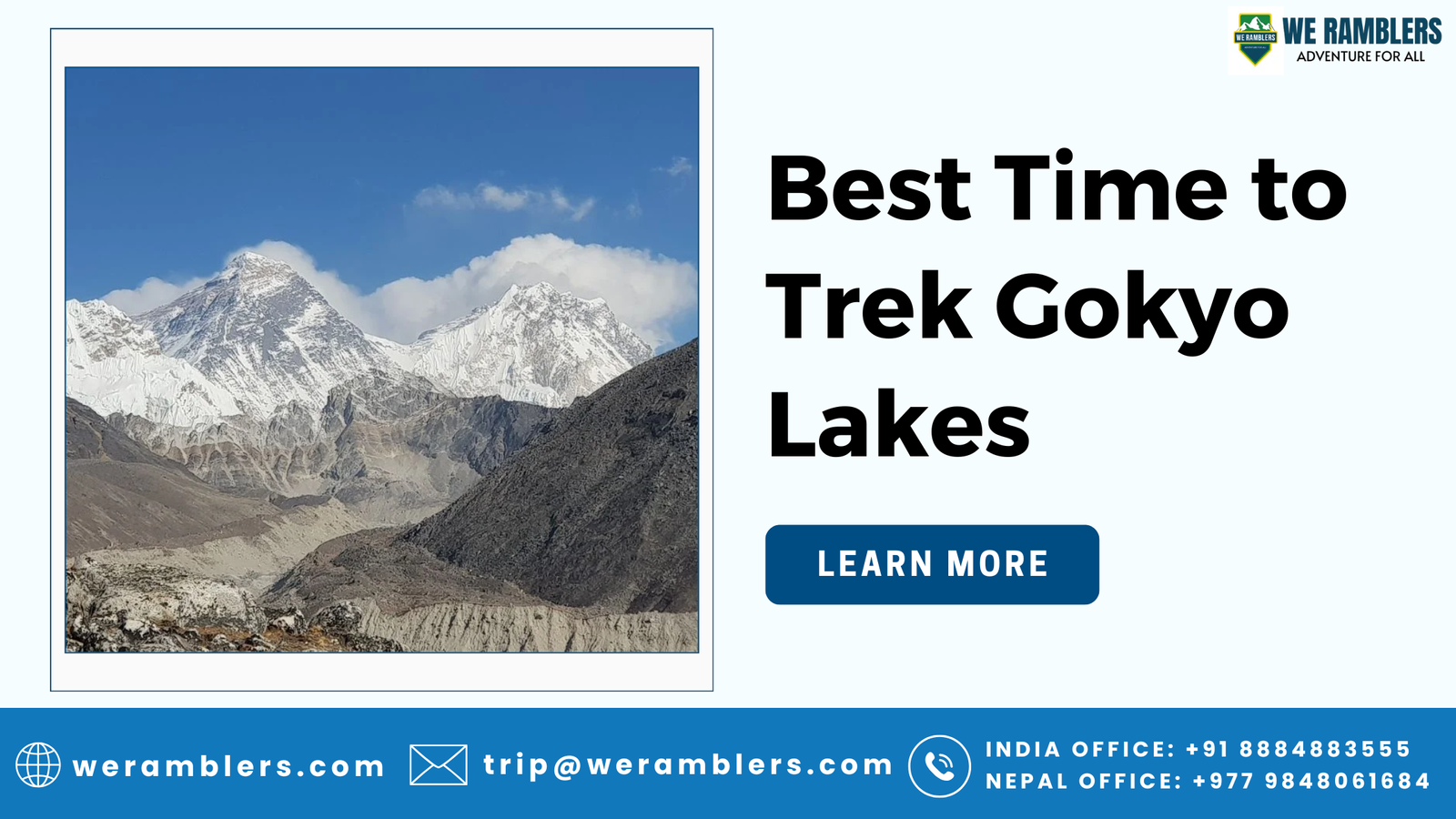 Best Time to Trek Gokyo Lakes