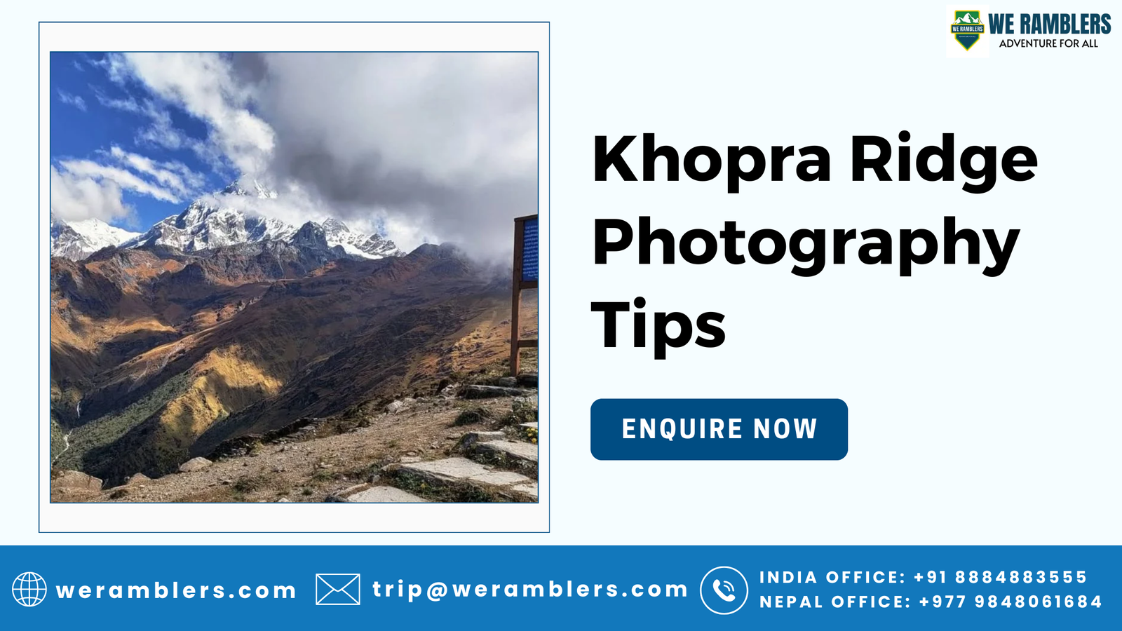Khopra Ridge Photography Tips