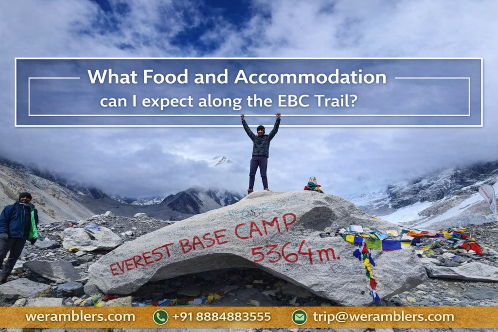 What Food and Accommodation can I expect along the EBC Trail?
