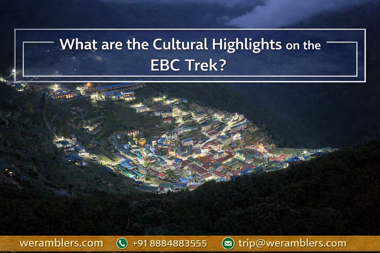 What are the Cultural Highlights on the EBC Trek?