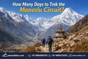 How many days to trek the Manaslu Circuit?