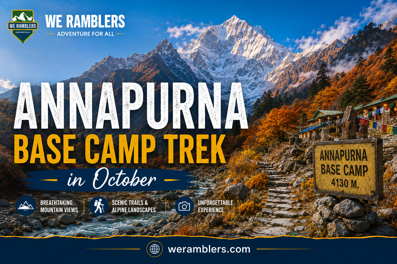 Annapurna Base Camp Trek in October