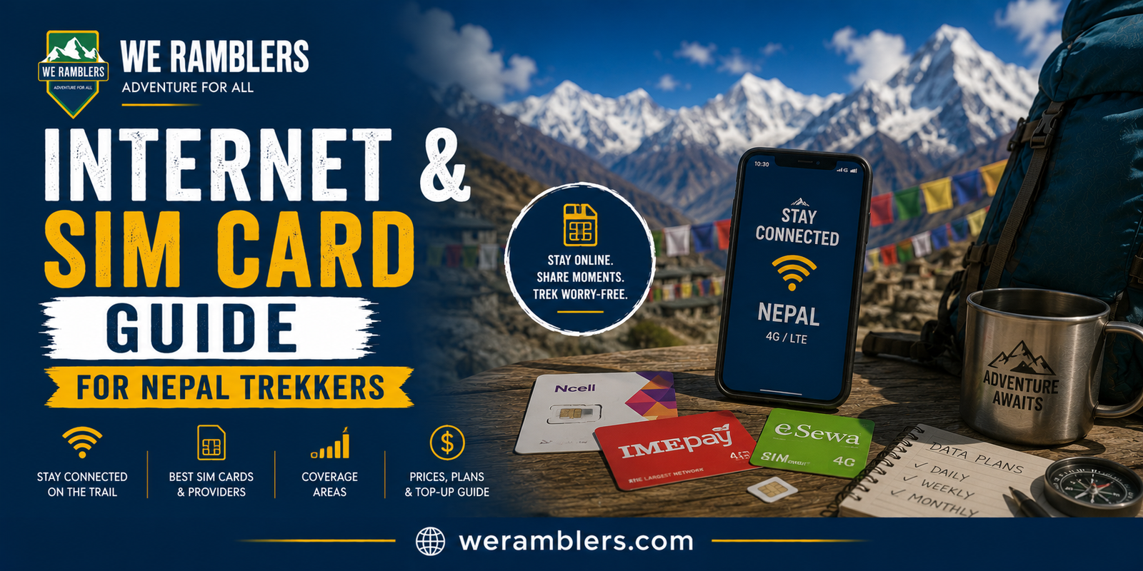 Internet and SIM Card Guide for Nepal Trekkers
