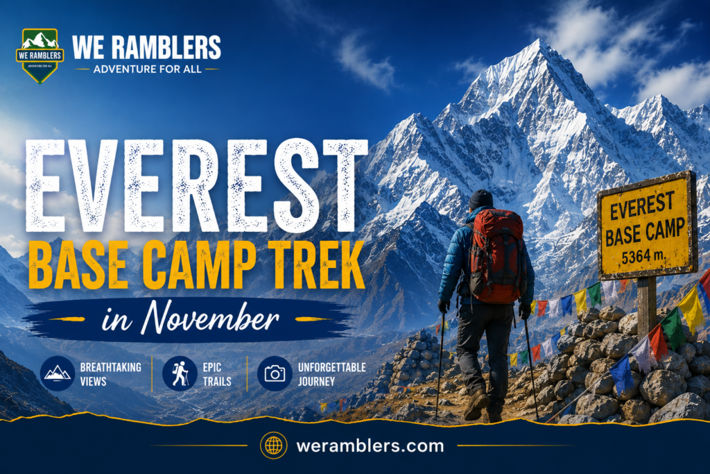 everest base camp trek in november