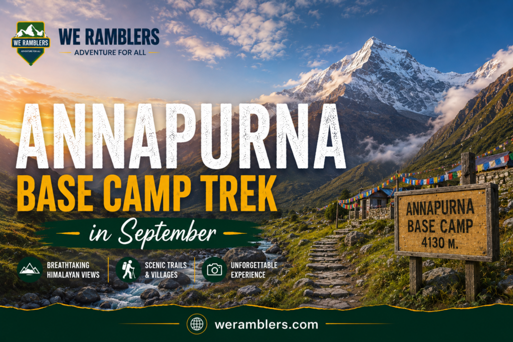 Annapurna Base Camp Trek September
