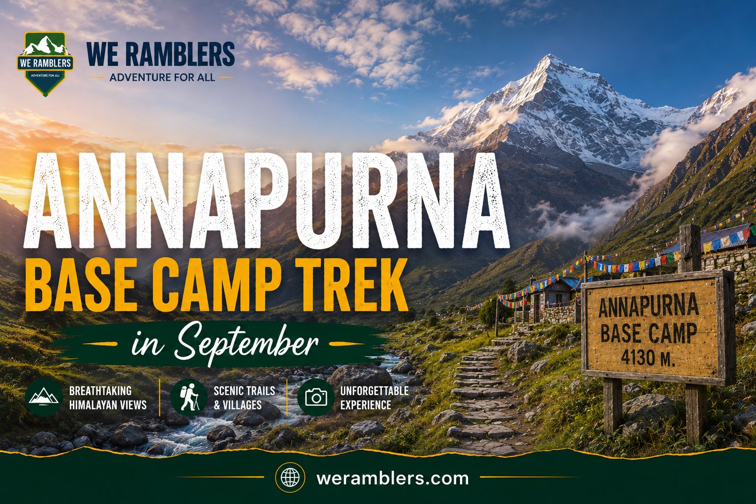 Annapurna Base Camp Trek September