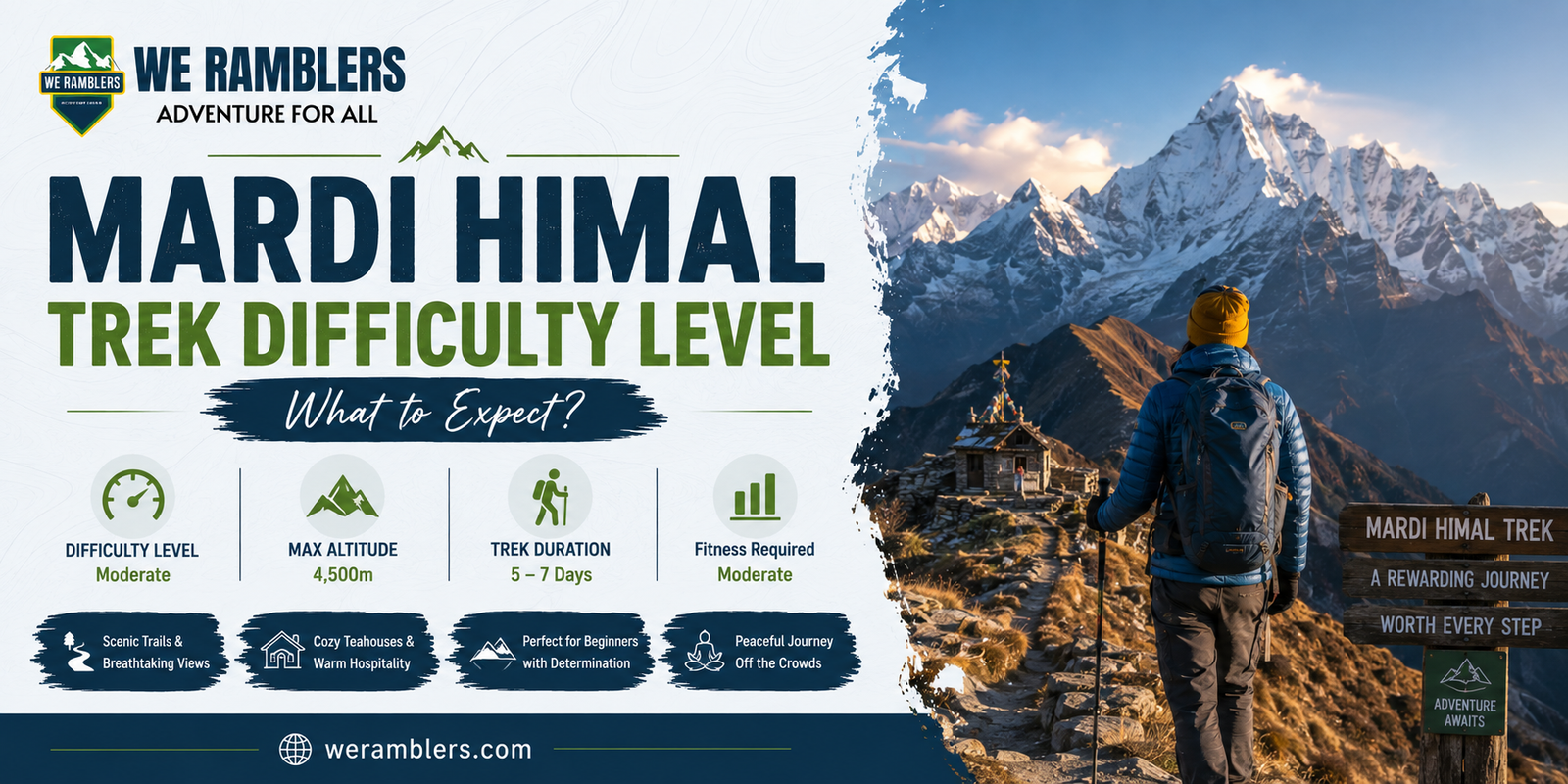 Mardi Himal Trek Difficulty