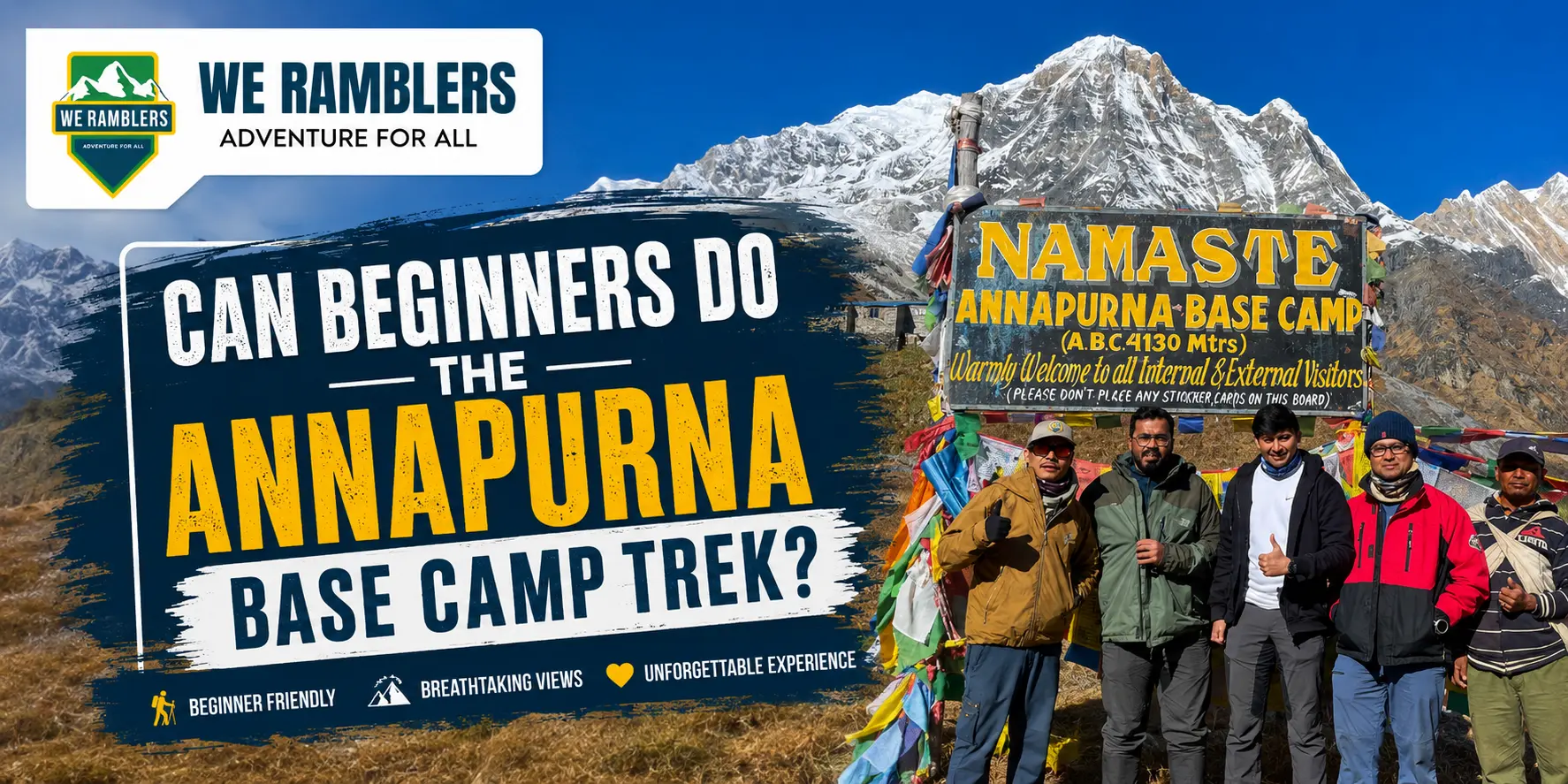 Can Beginners Do the Annapurna Base Camp Trek?