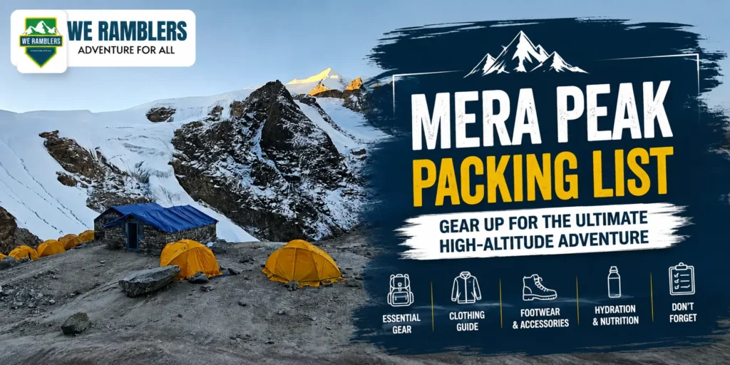 Mera Peak Packing List