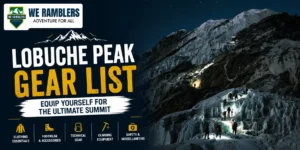 Lobuche Peak Gear List