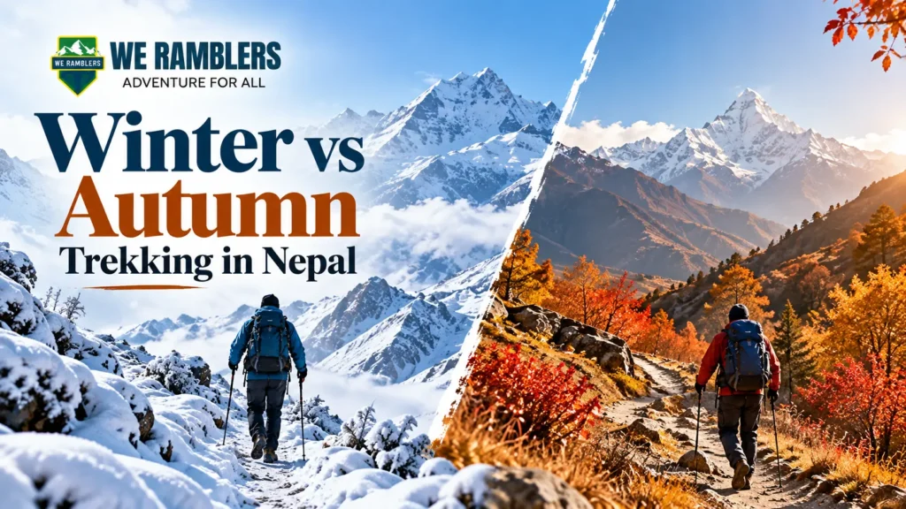 Winter vs Autumn Trekking in Nepal